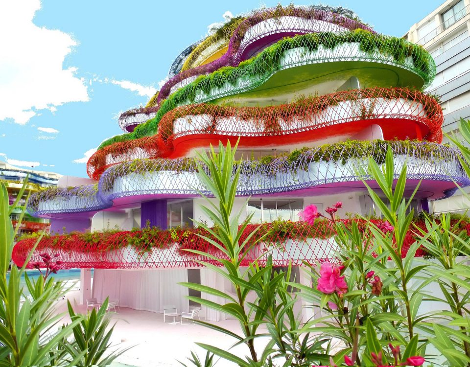 Coulourful Building on Ibiza - Source: pixabay.com